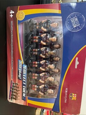 FC Barcelona Minigols foosball Action Figure Team Set - Blue/Red